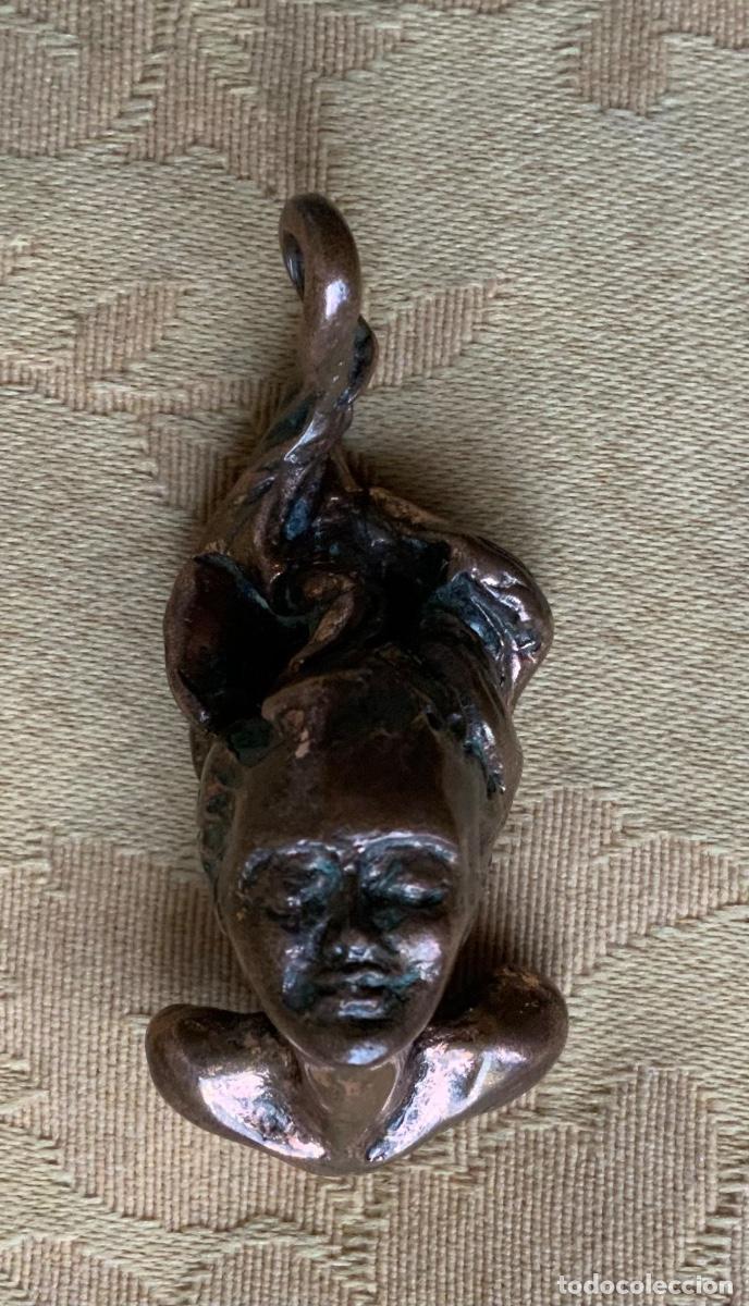 Vintage: COLGANTE ESCULTURA DE BRONCE - Foto 6