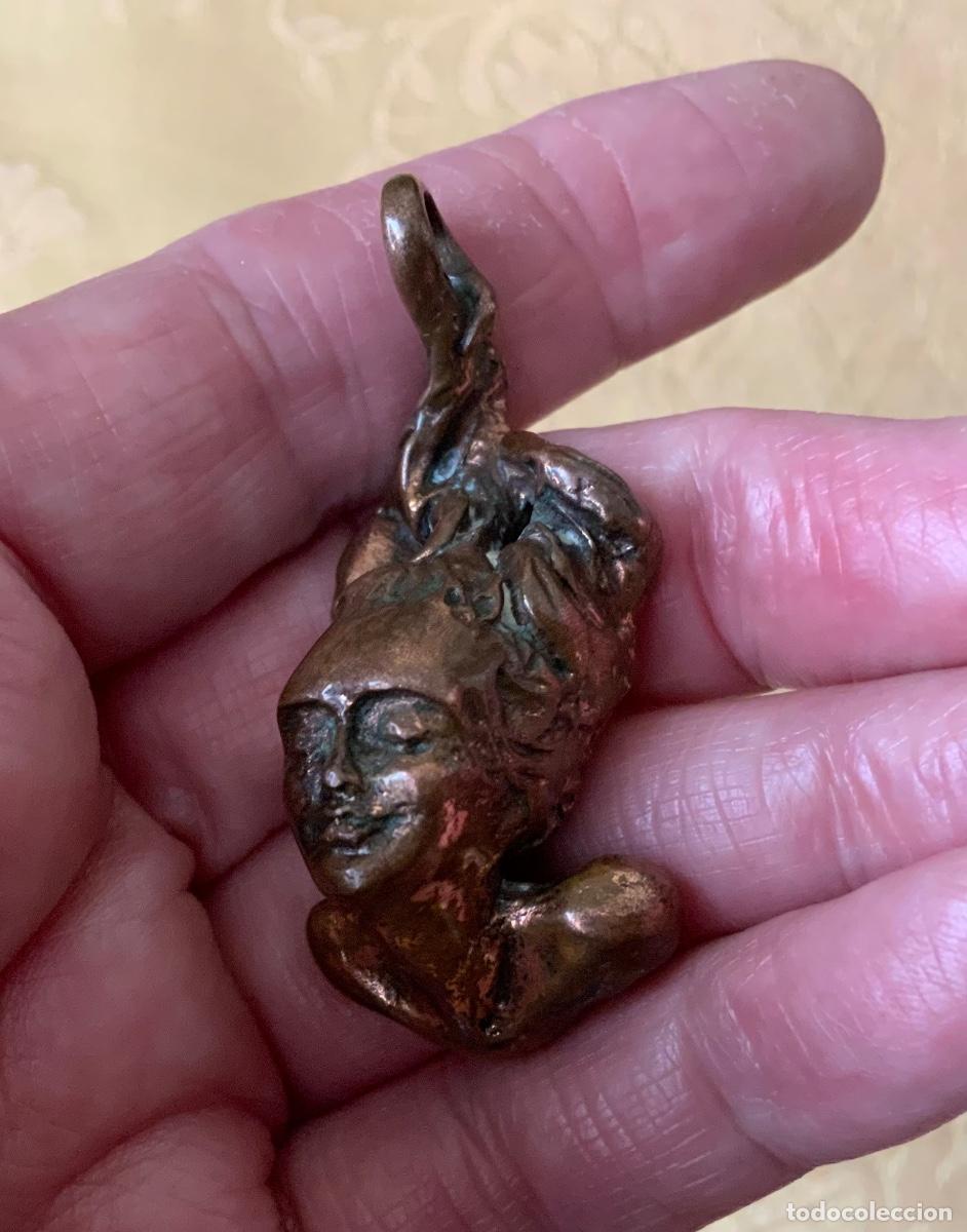 Vintage: COLGANTE ESCULTURA DE BRONCE - Foto 13