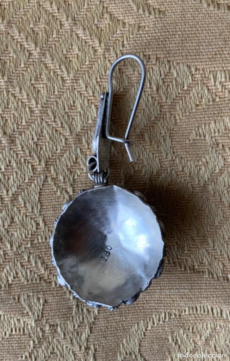 Vintage: ANTIGUOS PENDIENTES DE PLATA CHARROS - Foto 7