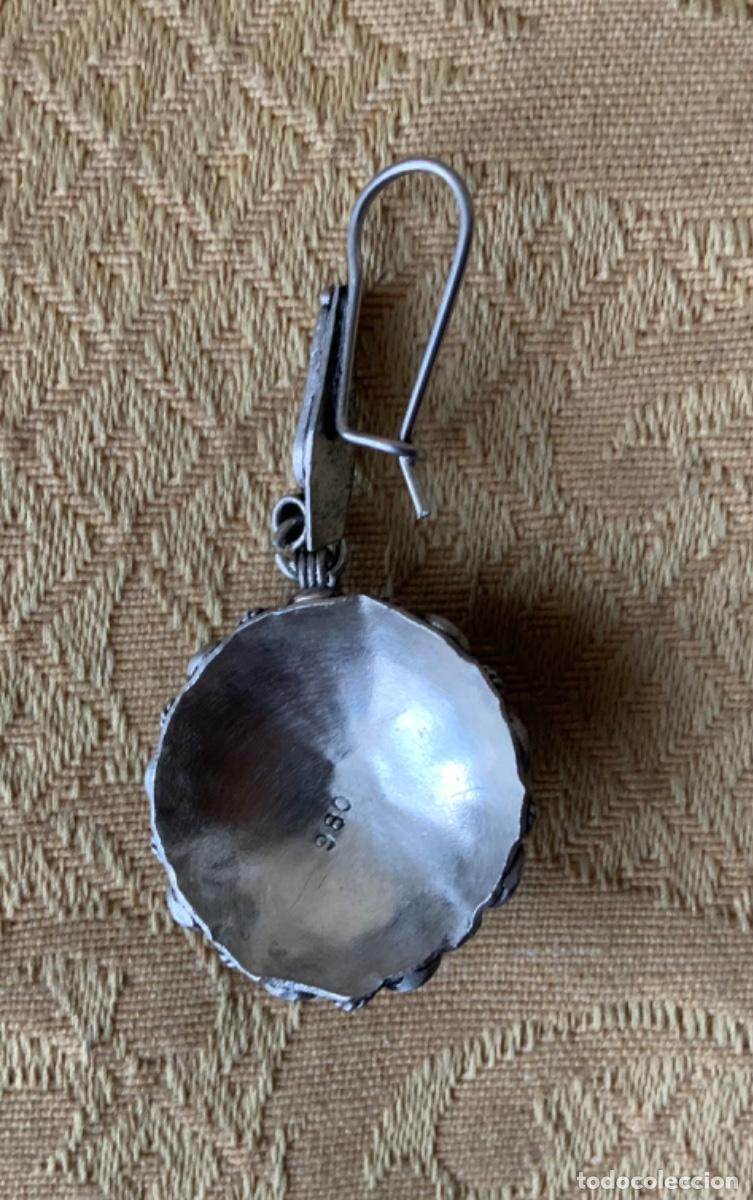 Vintage: ANTIGUOS PENDIENTES DE PLATA CHARROS - Foto 11