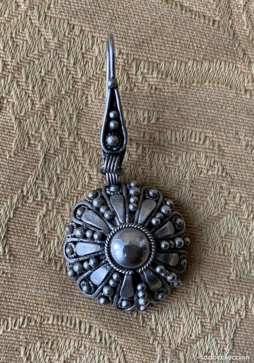 Vintage: ANTIGUOS PENDIENTES DE PLATA CHARROS - Foto 12