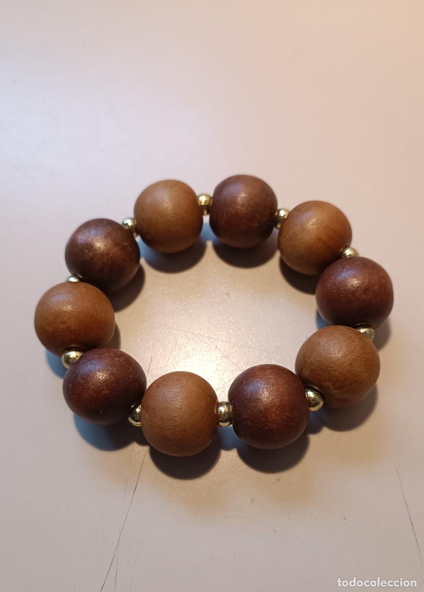 Vintage: PULSERA VINTAGE DE CUENTAS DE MADERA - Foto 1