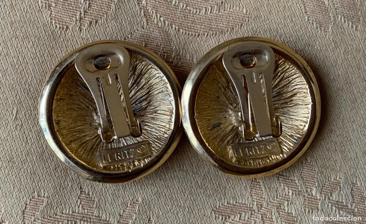 Vintage: PENDIENTES VINTAGE LERITZ ESMALTADOS - Foto 9
