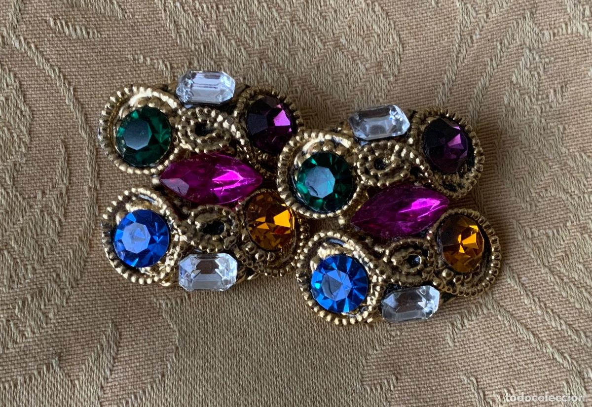Vintage: PENDIENTES VINTAGE PEDRERIA - Foto 4