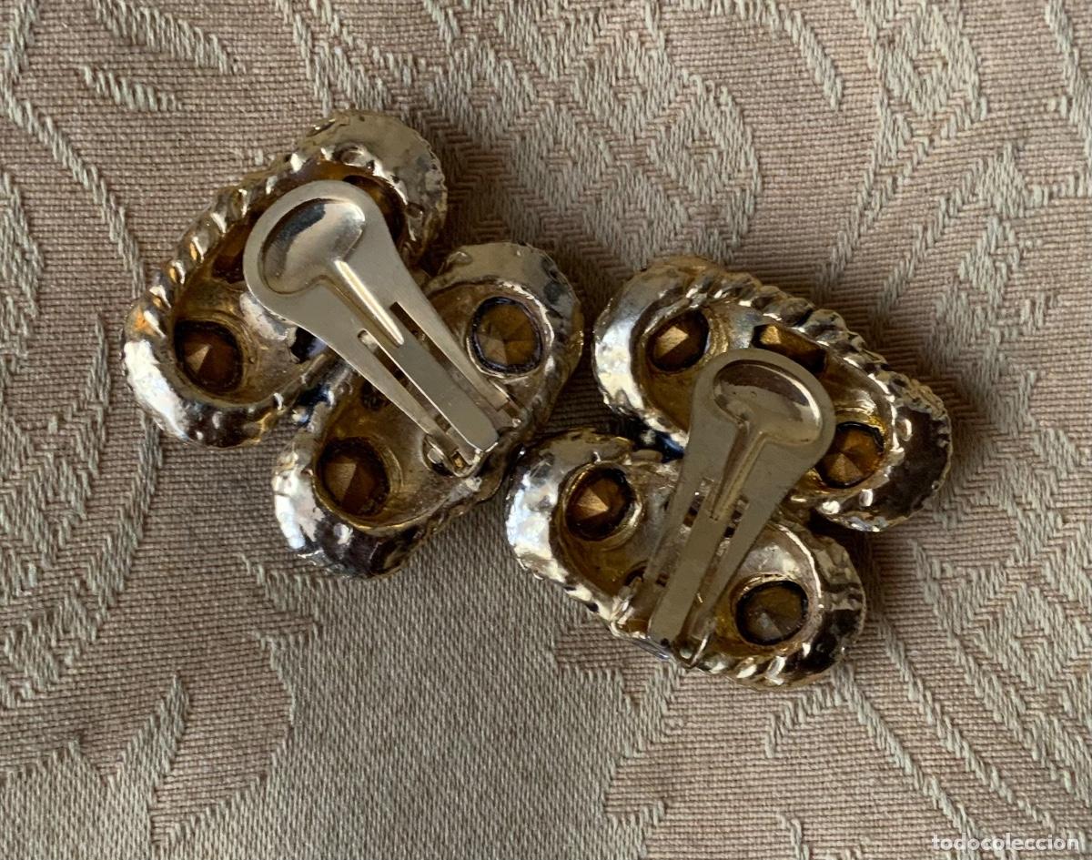 Vintage: PENDIENTES VINTAGE PEDRERIA - Foto 5