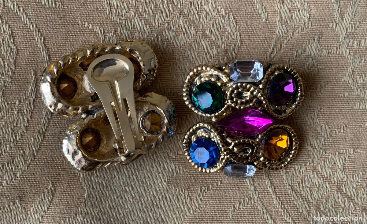Vintage: PENDIENTES VINTAGE PEDRERIA - Foto 10