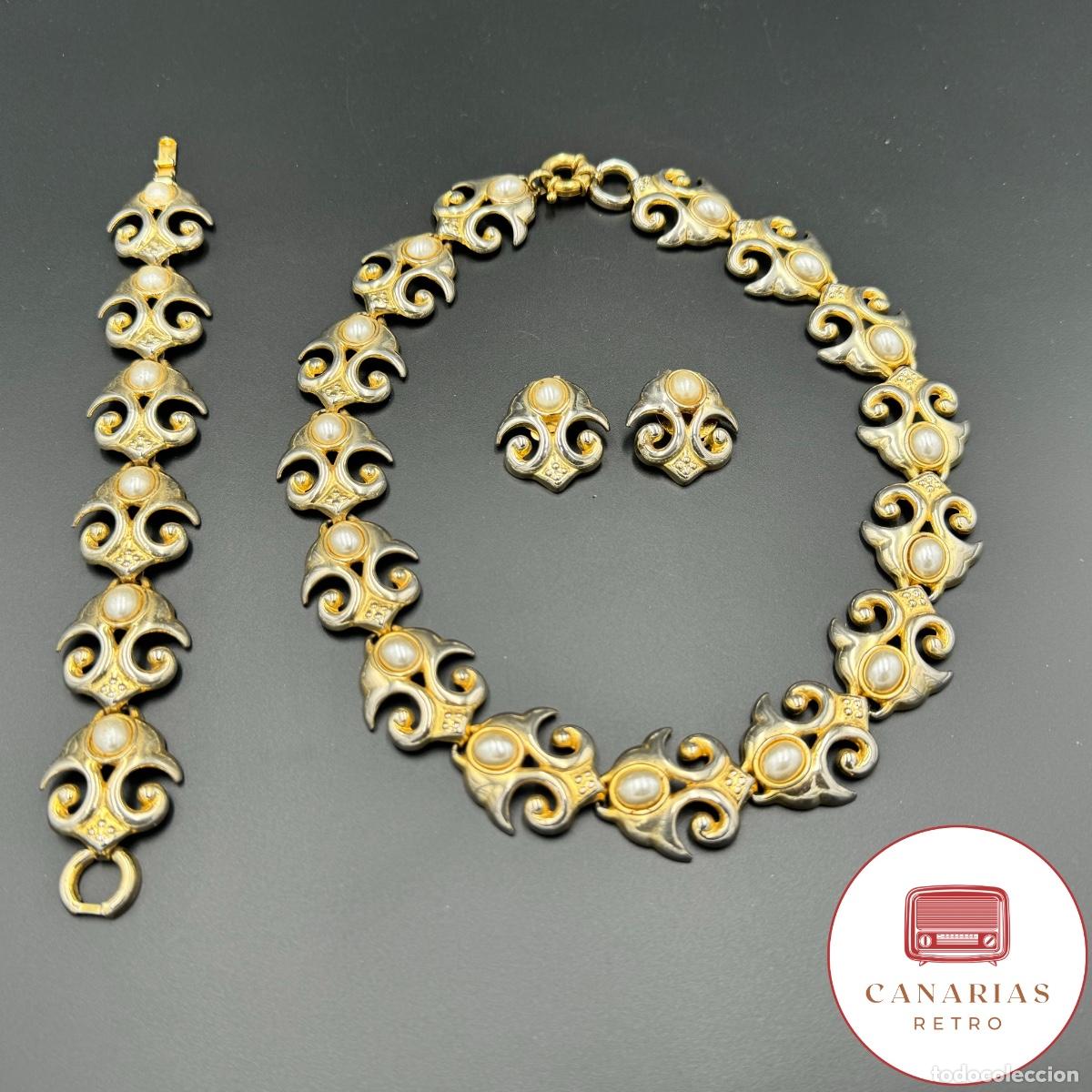 Vintage: Collar, pulser, pendientes Vintage - Foto 1