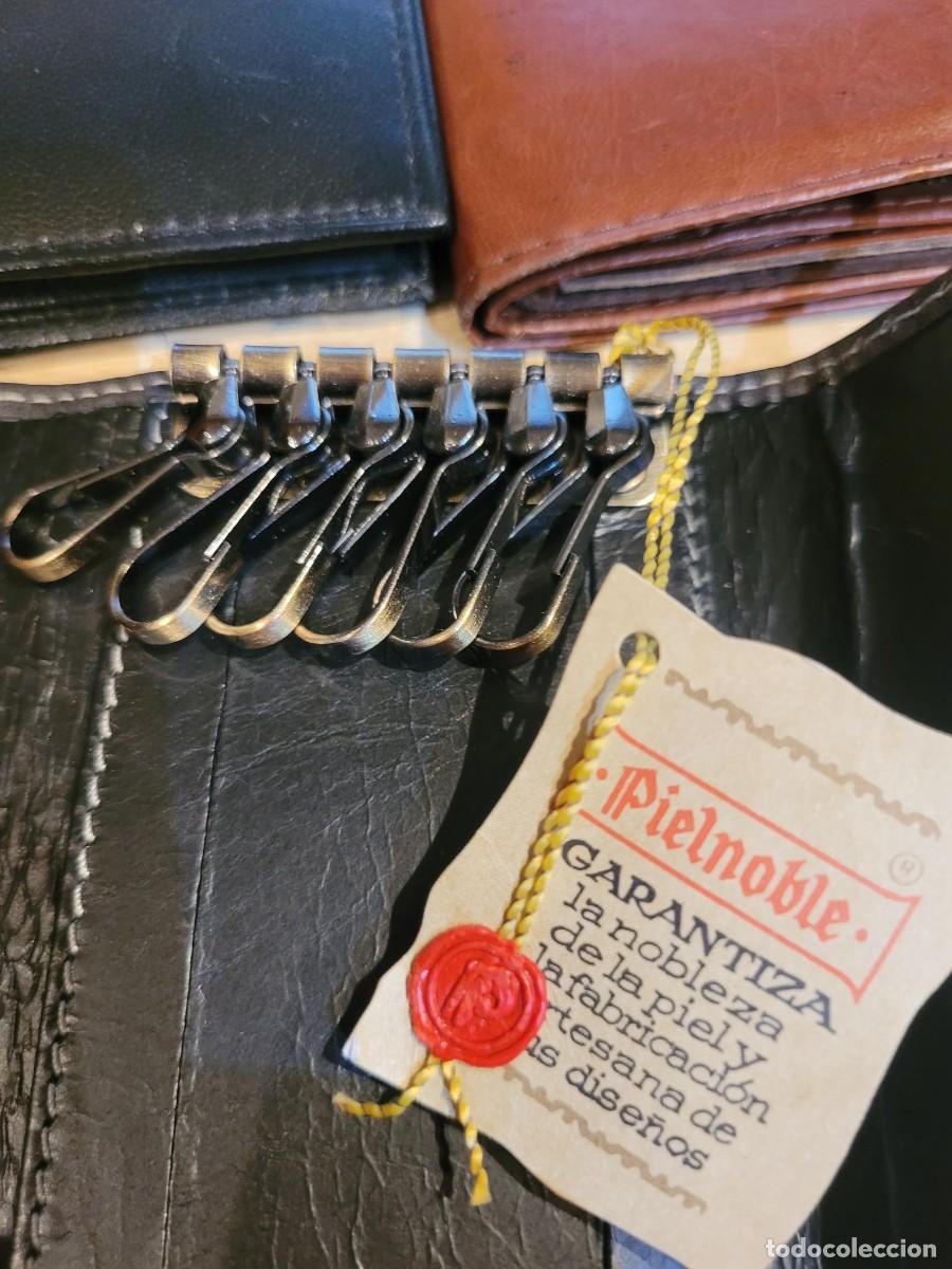 Vintage: Set de 4 carteras billeteras llaves NUEVAS - Foto 5