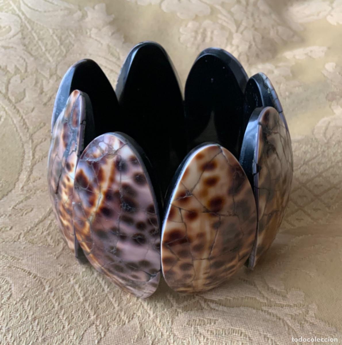 Vintage: PULSERA BRAZALETE DE CONCHAS - Foto 1