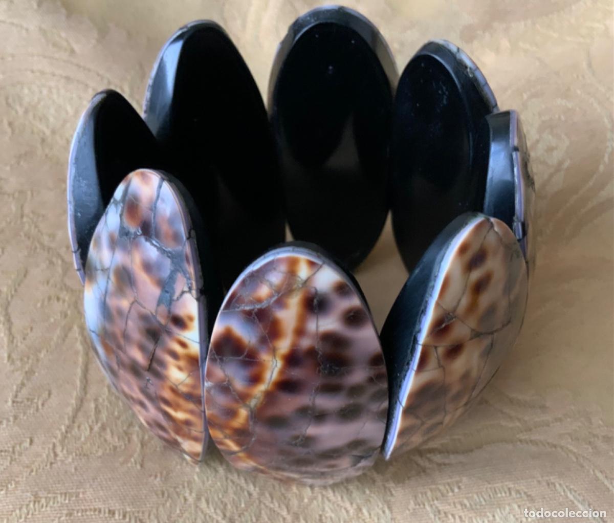 Vintage: PULSERA BRAZALETE DE CONCHAS - Foto 7