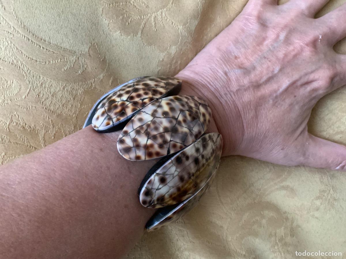 Vintage: PULSERA BRAZALETE DE CONCHAS - Foto 8