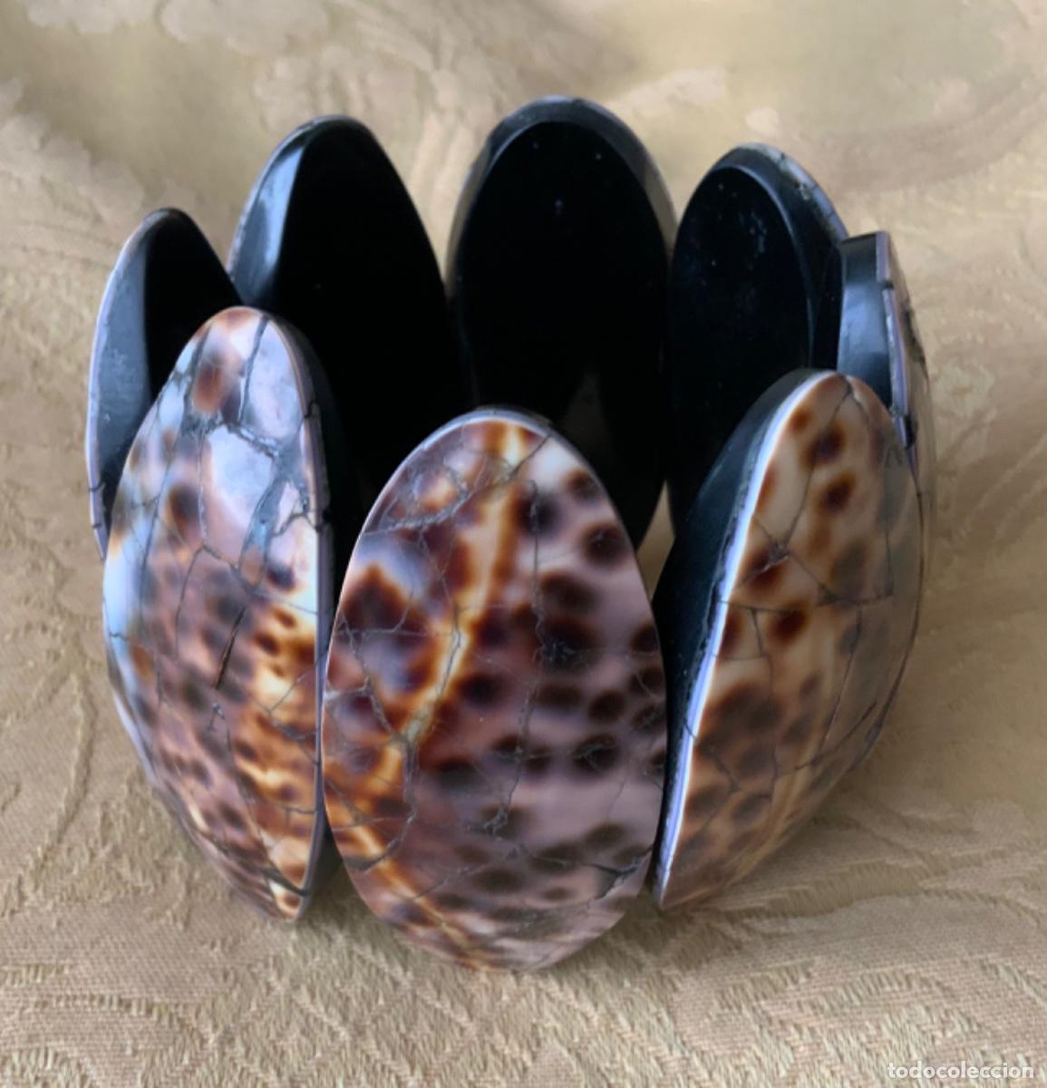 Vintage: PULSERA BRAZALETE DE CONCHAS - Foto 12