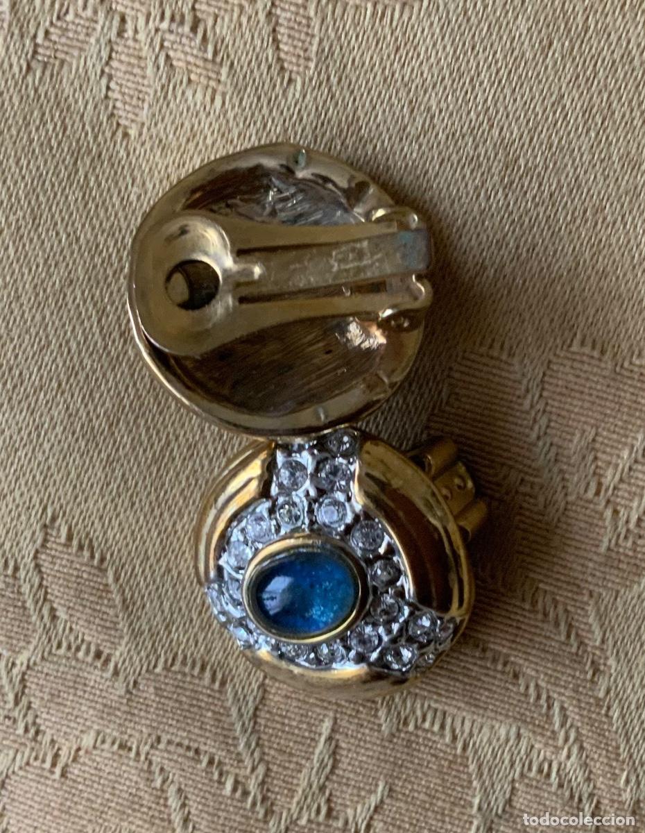 Vintage: PENDIENTES A&Ntilde;OS 80 PEDRERIA - Foto 6