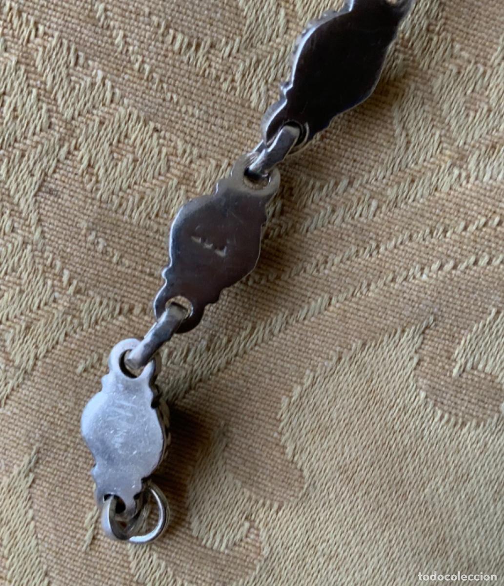 Vintage: PULSERA PLATA LEY CONTRASTADA Y TURQUESAS - Foto 11