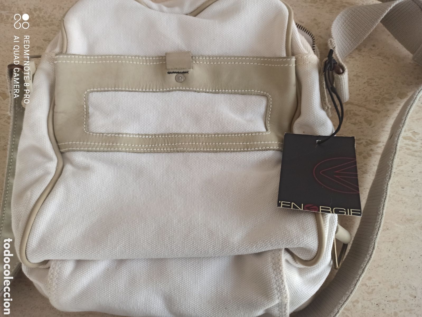 Vintage: Bolso Energie de piel y algod&oacute;n - Foto 11