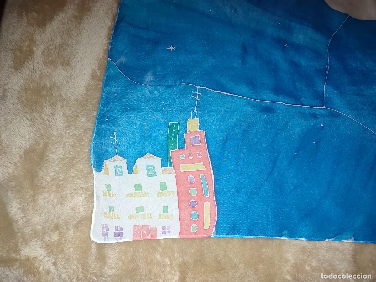 Vintage: Pa&ntilde;uelo de seda Isabel Romero - Foto 2