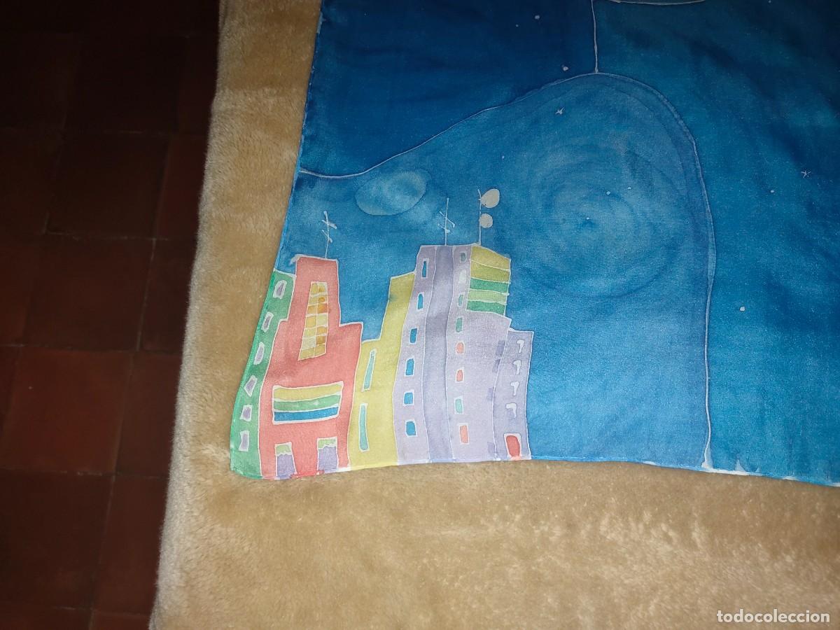 Vintage: Pa&ntilde;uelo de seda Isabel Romero - Foto 6