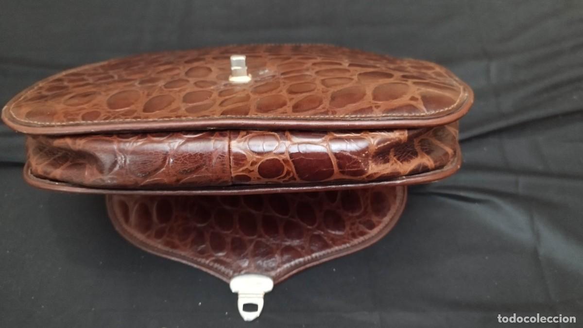 Vintage: Bolso piel de cocodrilo - Foto 6