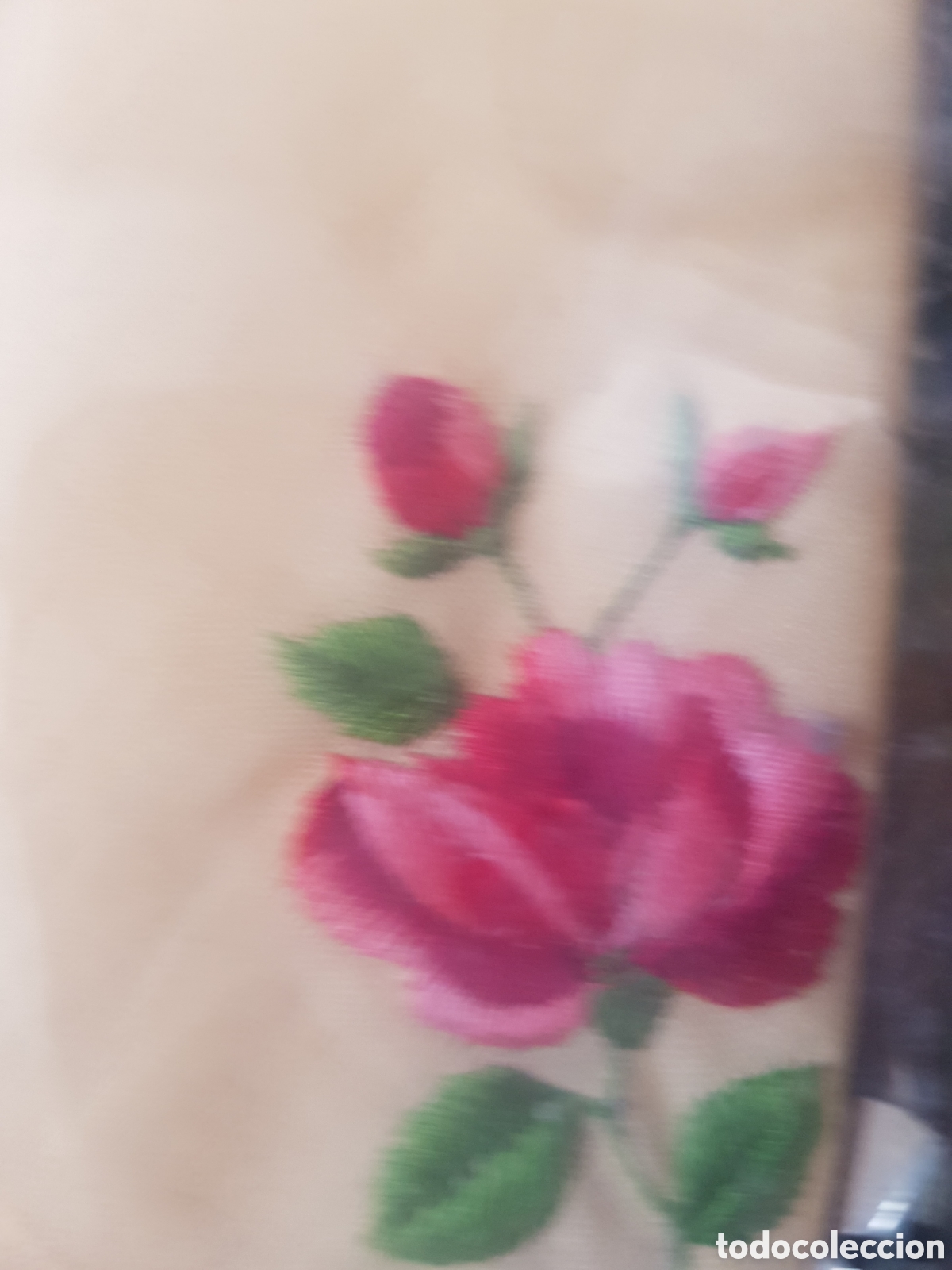 Vintage: Pa&ntilde;olerias roses algod&oacute;n 100 por 100 - Foto 5