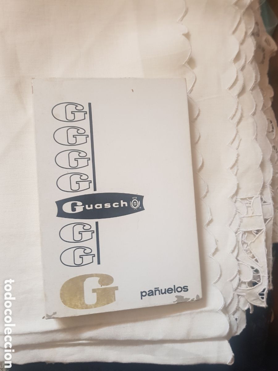 Vintage: Pa&ntilde;uelos guasch 6 piezas hombre algodon - Foto 4