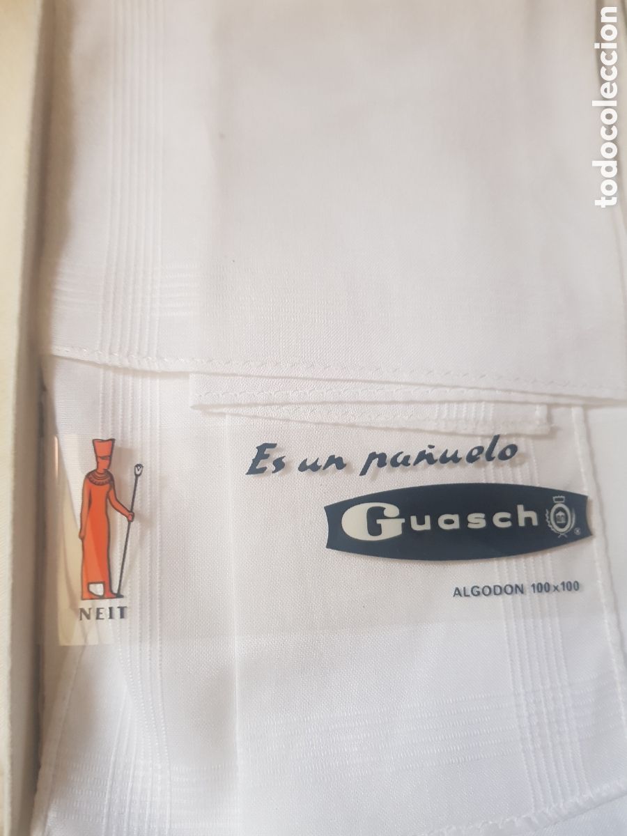 Vintage: Pa&ntilde;uelos guasch 6 piezas hombre algodon - Foto 1
