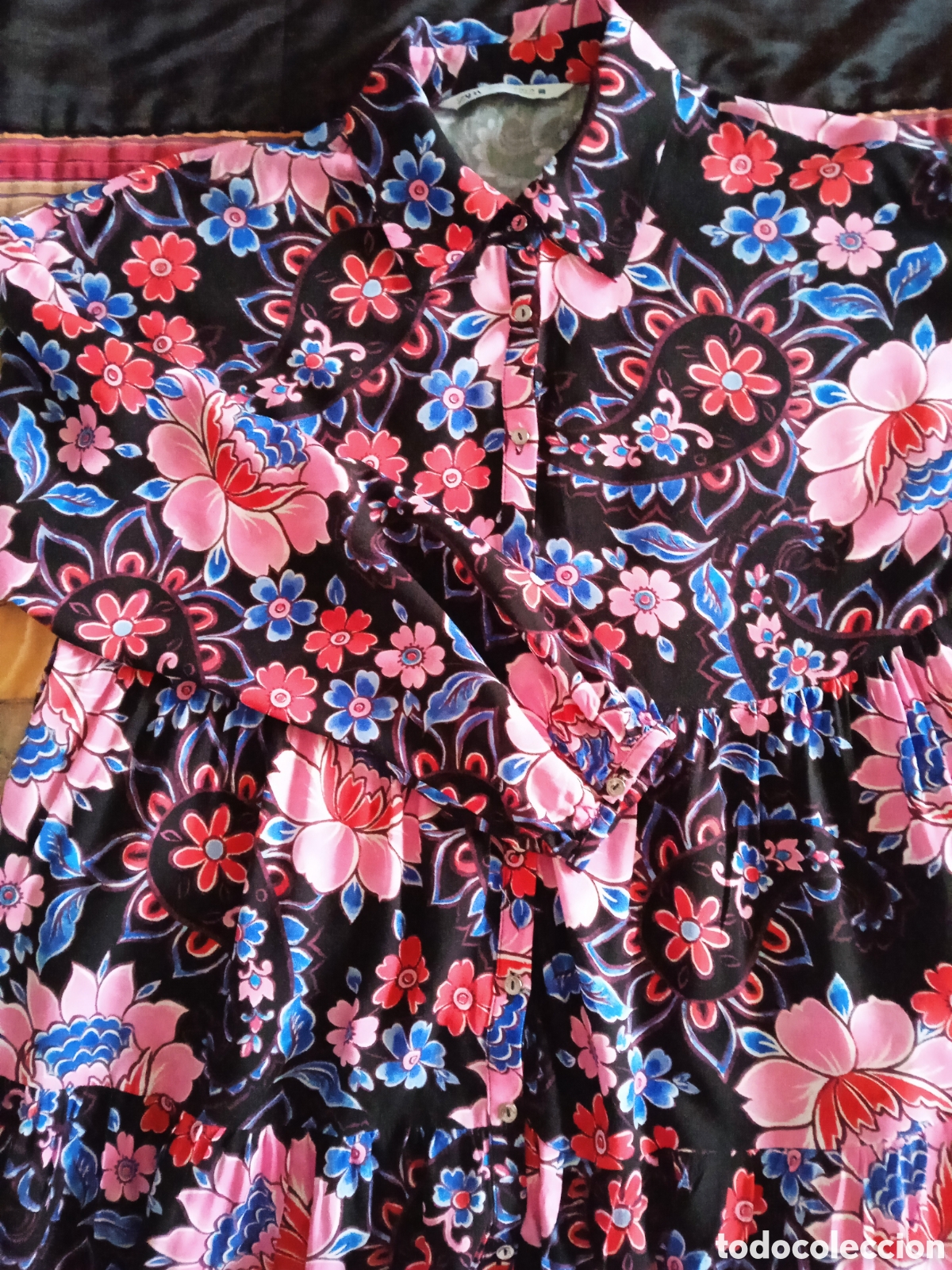 Vintage: Camisola flores de Zara - Foto 4