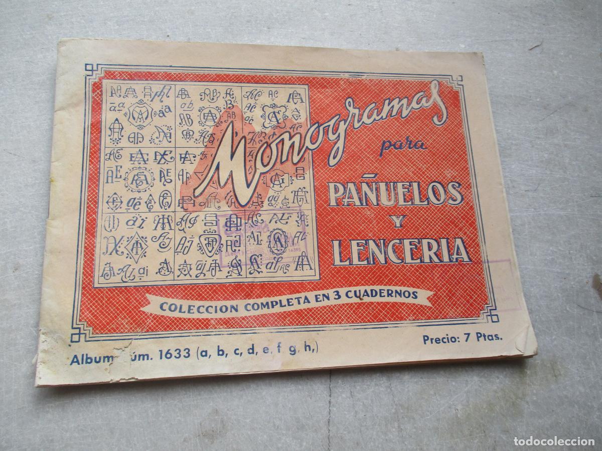 Vintage: MONOGRAMAS PARA PA&Ntilde;UELOS Y LENCER&Iacute;A- 1964 - Foto 1