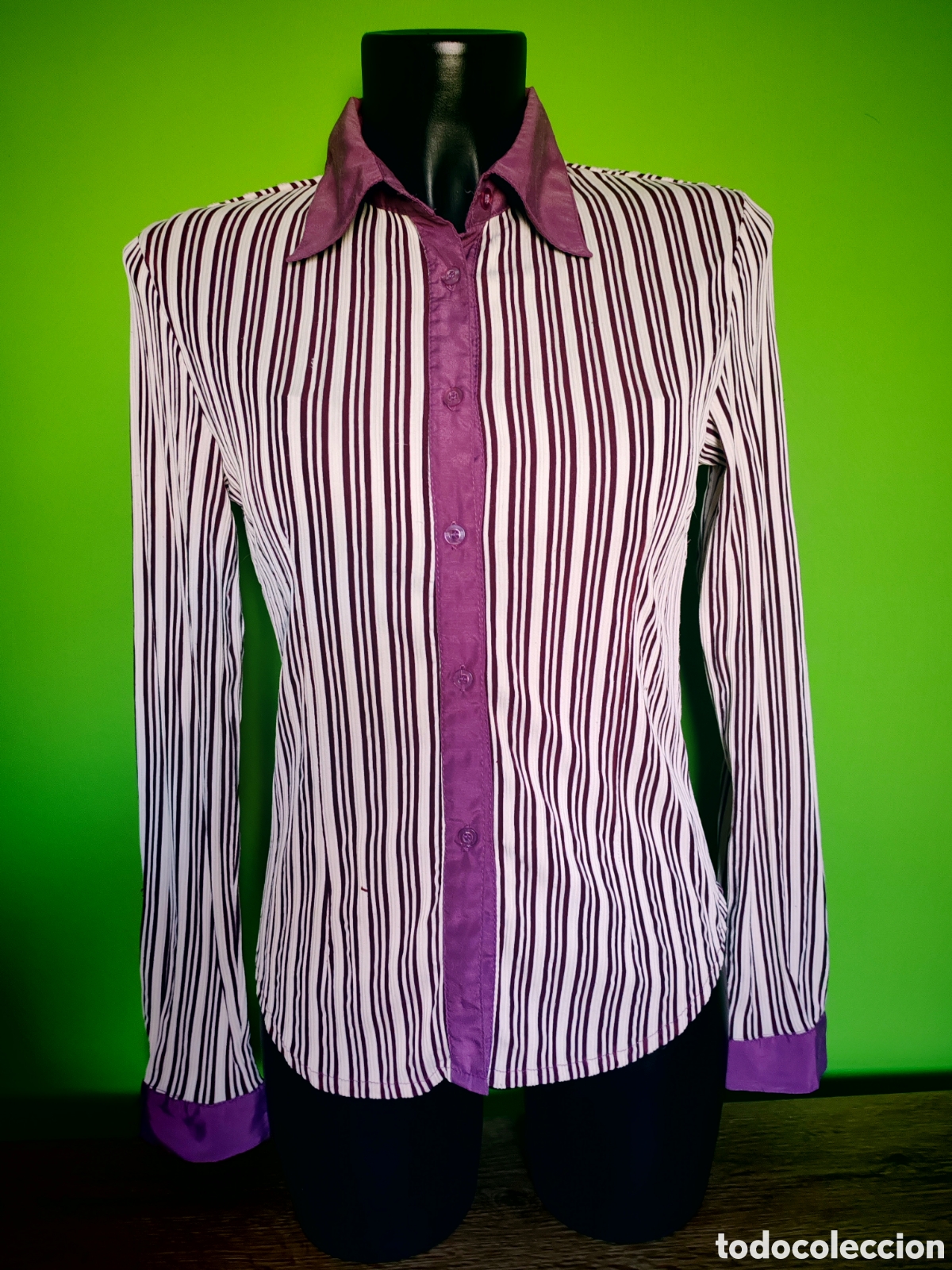 Vintage: Camisa veirten el&aacute;stica - Foto 1