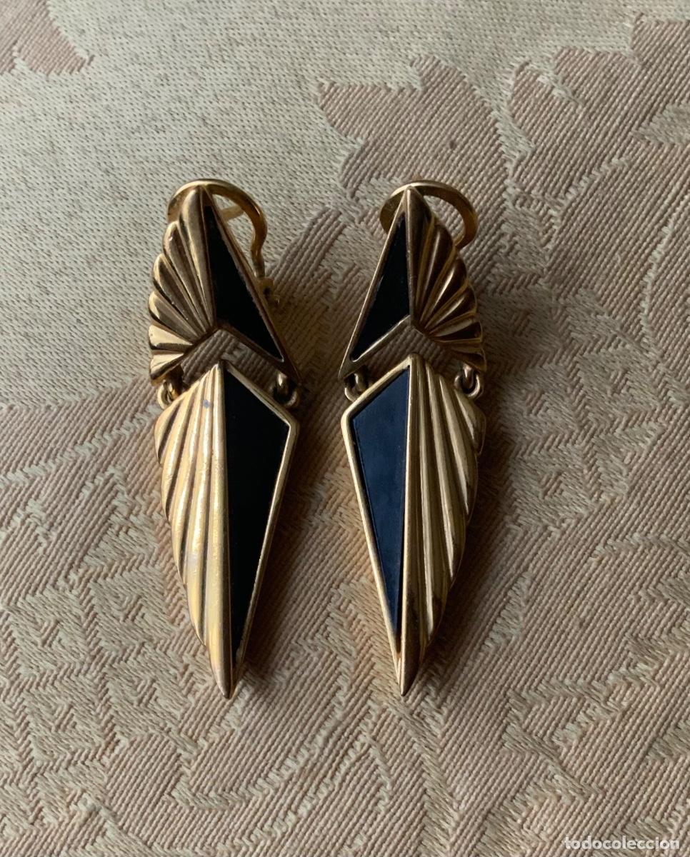 Vintage: PENDIENTES A&Ntilde;OS 70, CIERRE OMEGA, - Foto 1