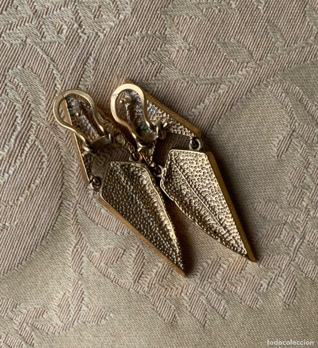 Vintage: PENDIENTES A&Ntilde;OS 70, CIERRE OMEGA, - Foto 4