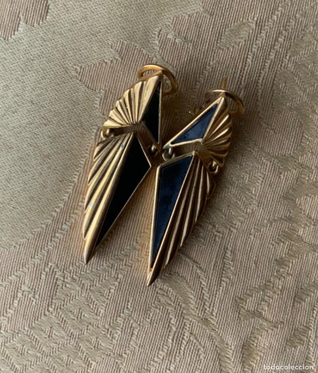 Vintage: PENDIENTES A&Ntilde;OS 70, CIERRE OMEGA, - Foto 5