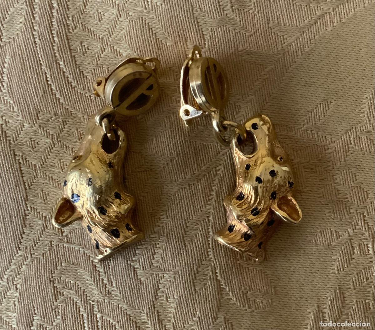 Vintage: PENDIENTES VINTAGE PANTERAS CP - Foto 1
