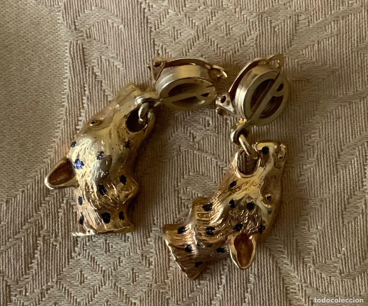 Vintage: PENDIENTES VINTAGE PANTERAS CP - Foto 6