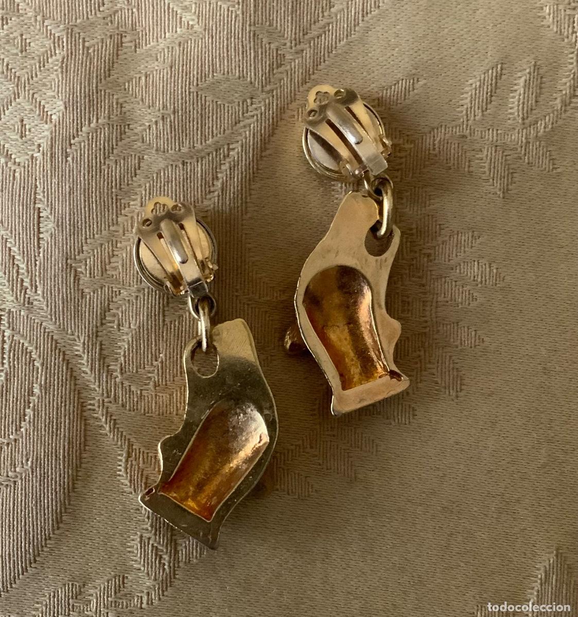 Vintage: PENDIENTES VINTAGE PANTERAS CP - Foto 7