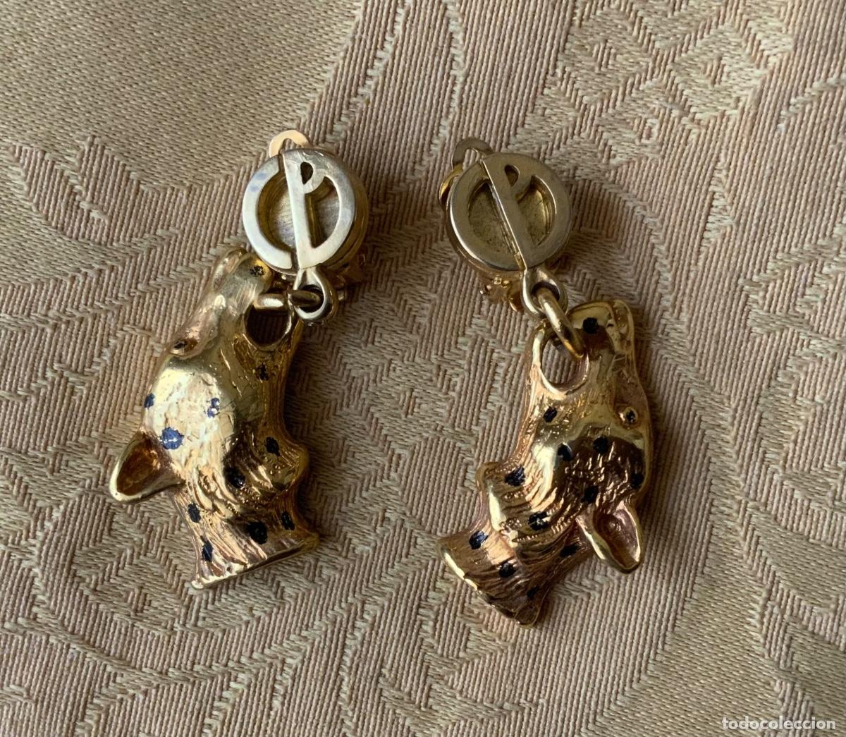 Vintage: PENDIENTES VINTAGE PANTERAS CP - Foto 8