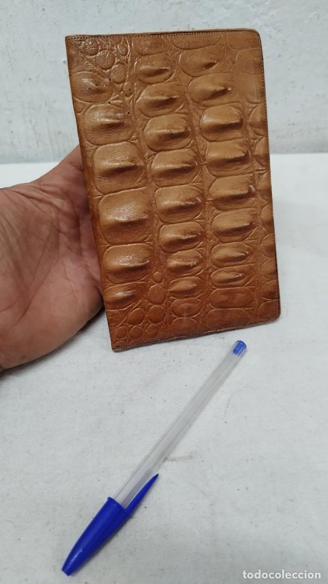 Vintage: Antiguo Gran monedero de piel a identificar - Foto 1