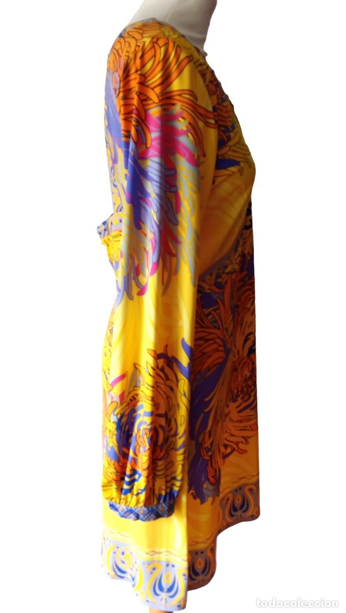 Vintage: Vestido amarillo Halle Bob - Foto 4