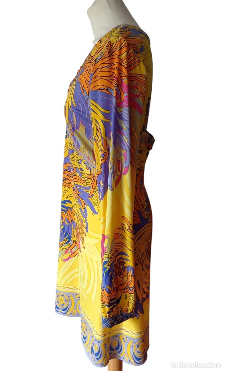 Vintage: Vestido amarillo Halle Bob - Foto 5