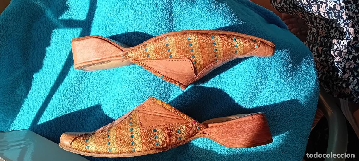 Vintage: ZAPATOS ARABES DE PIEL - Foto 1