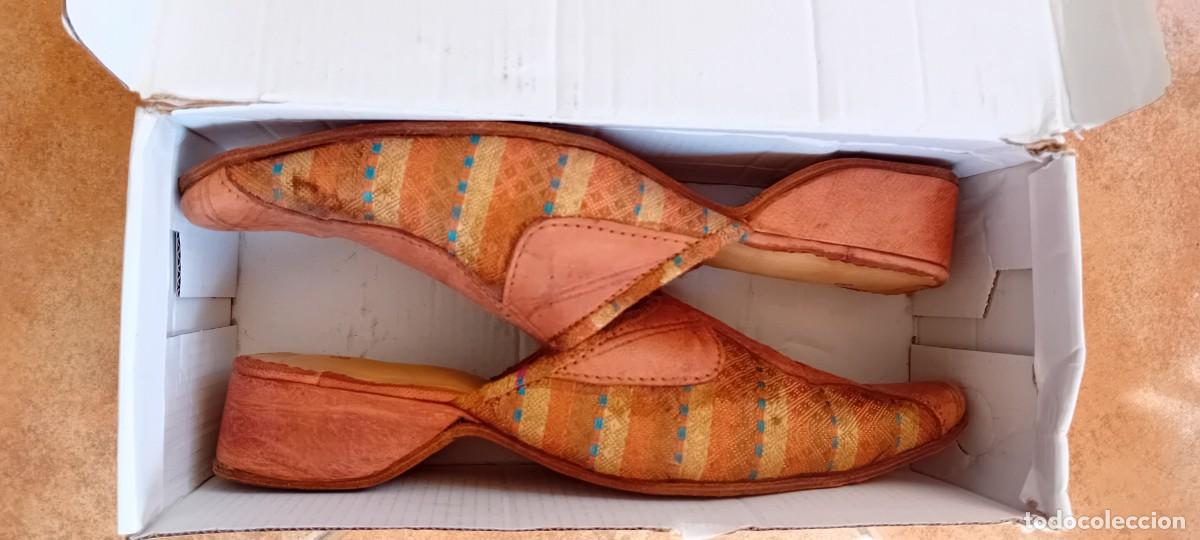 Vintage: ZAPATOS ARABES DE PIEL - Foto 4