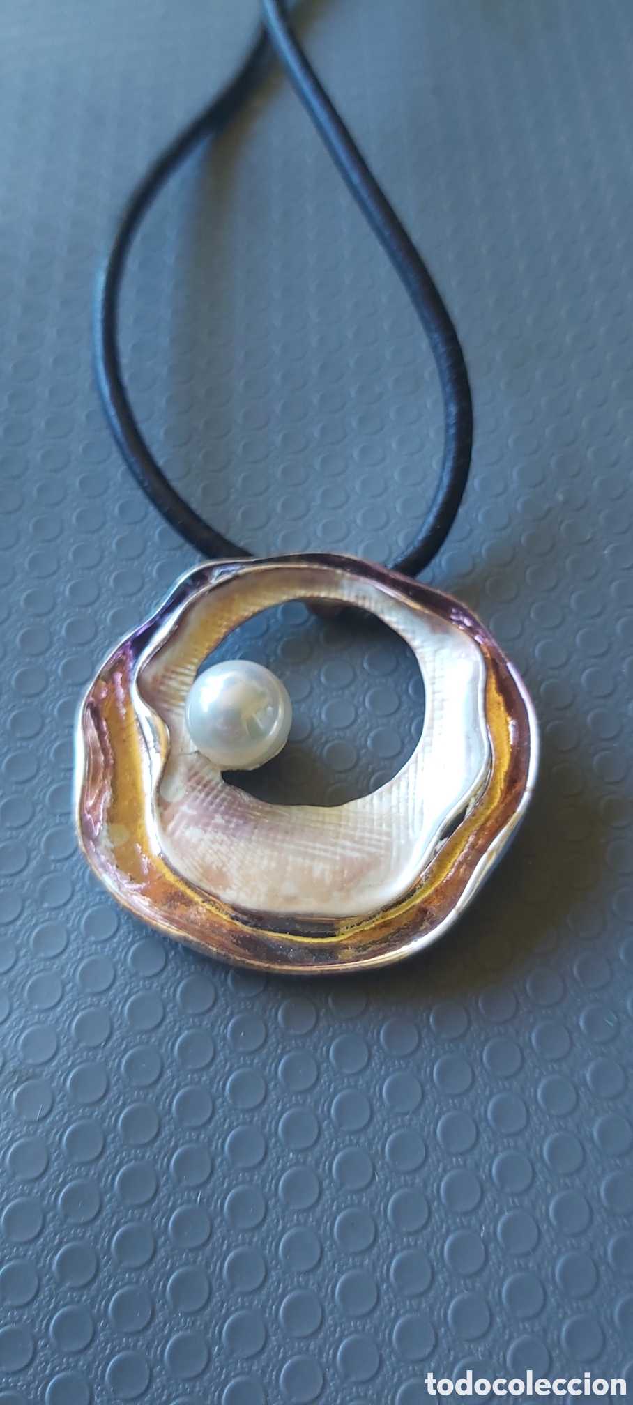 Vintage: Collar de cuero en buen estado - Foto 1