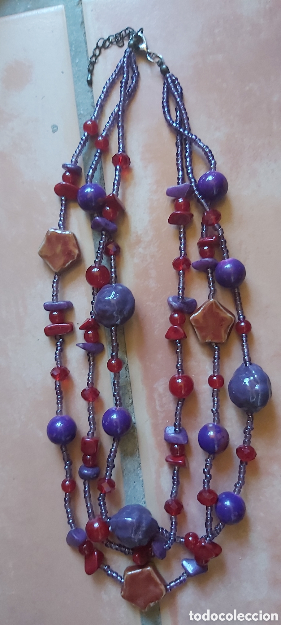 Vintage: Precioso collar con cer&aacute;mica - Foto 1