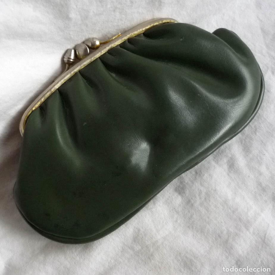 Vintage: Antiguo bolso bolsillo monedero - Foto 1