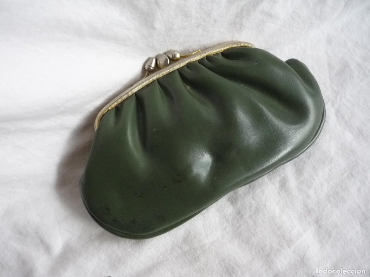 Vintage: Antiguo bolso bolsillo monedero - Foto 2