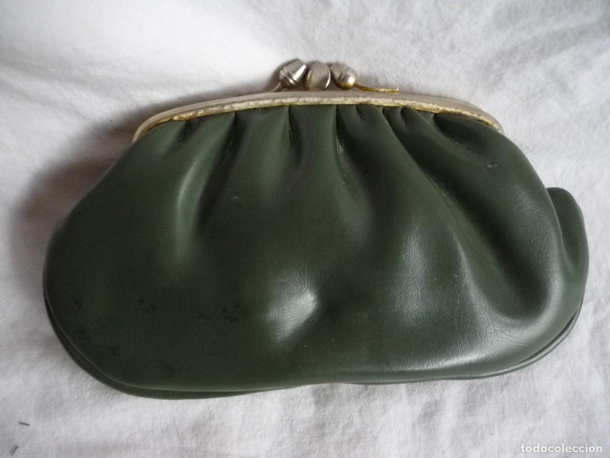 Vintage: Antiguo bolso bolsillo monedero - Foto 3