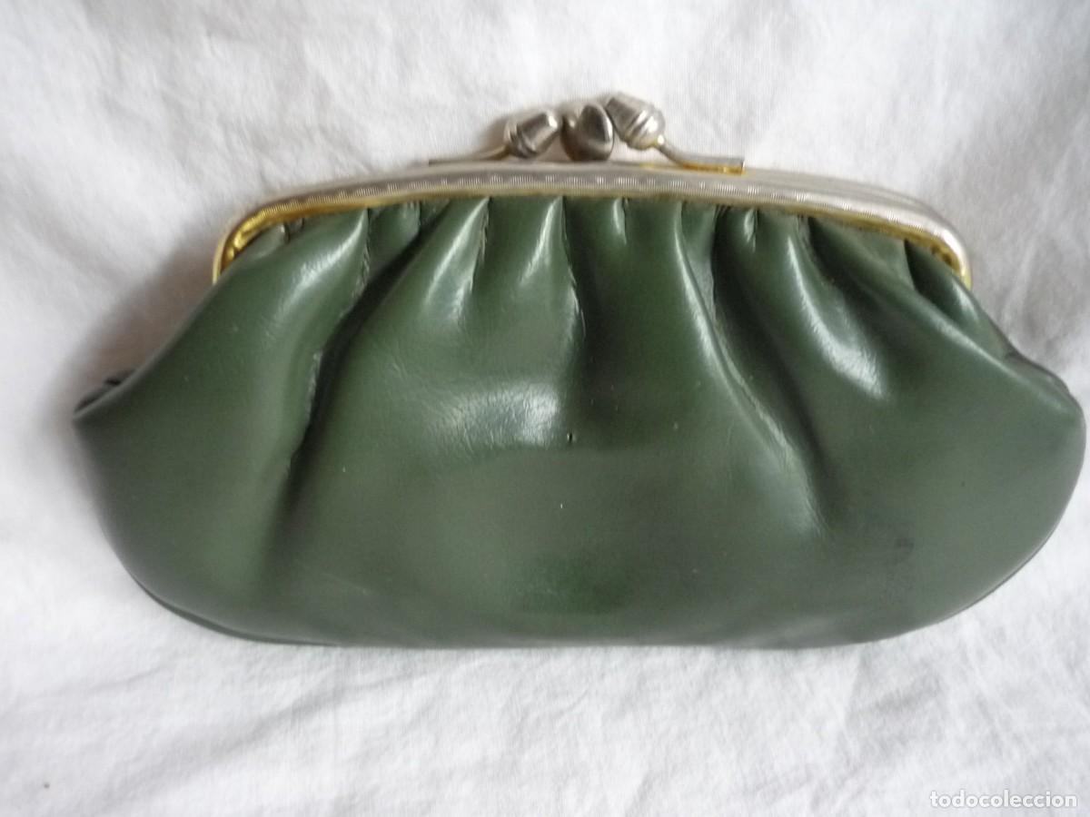 Vintage: Antiguo bolso bolsillo monedero - Foto 6
