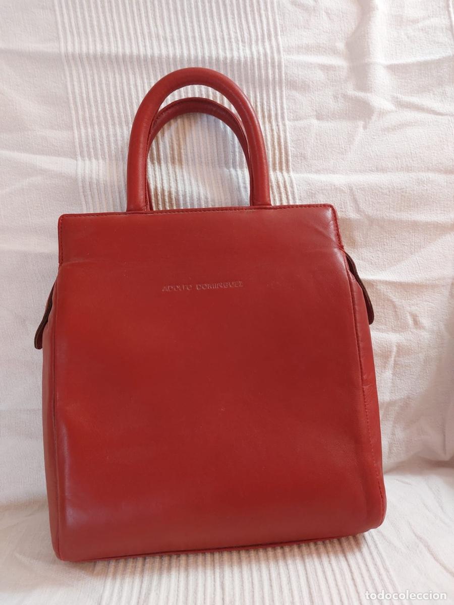 Vintage: Bolso piel Adolfo Dominguez - Foto 1