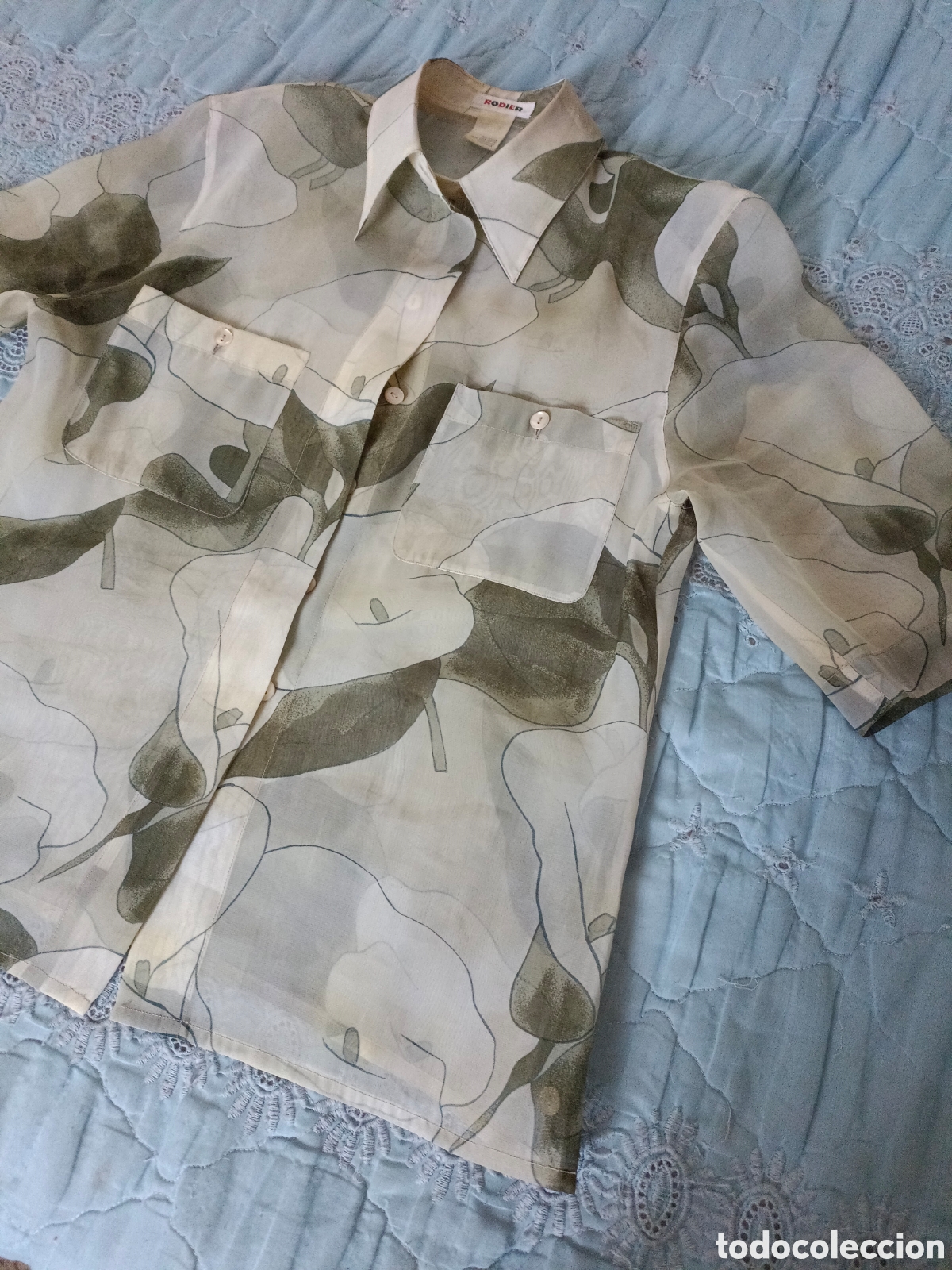 Vintage: Conjunto Rodier blusa y chaqueta - Foto 12