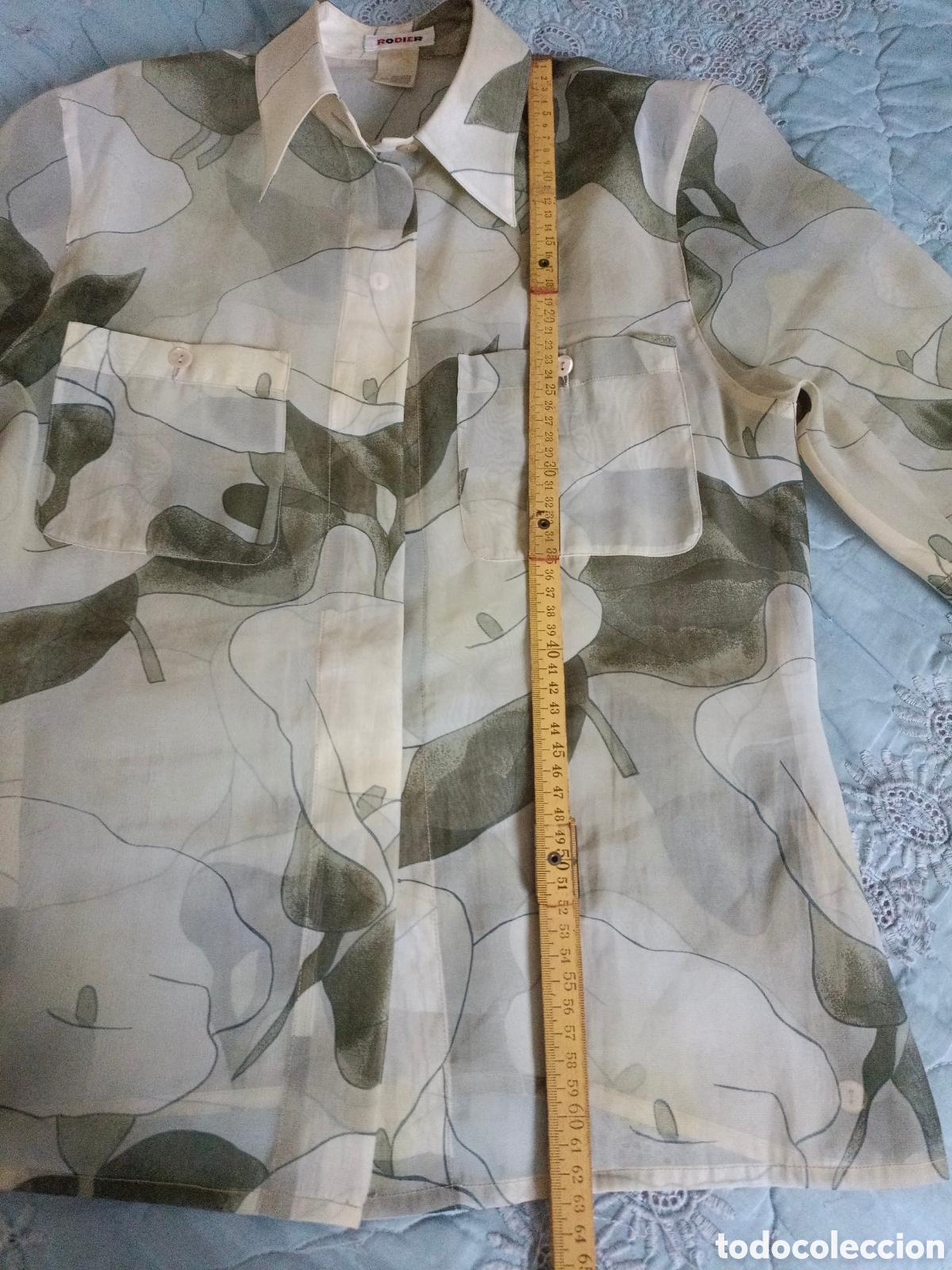Vintage: Conjunto Rodier blusa y chaqueta - Foto 10