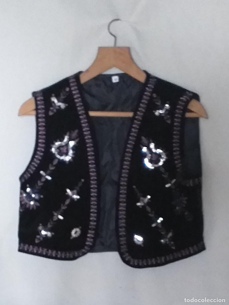 Vintage: Chaleco bordado con lentejuelas - Foto 1